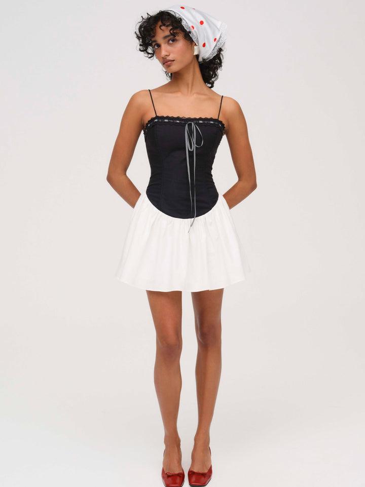 Annabella Mini Dress — Black Product Image