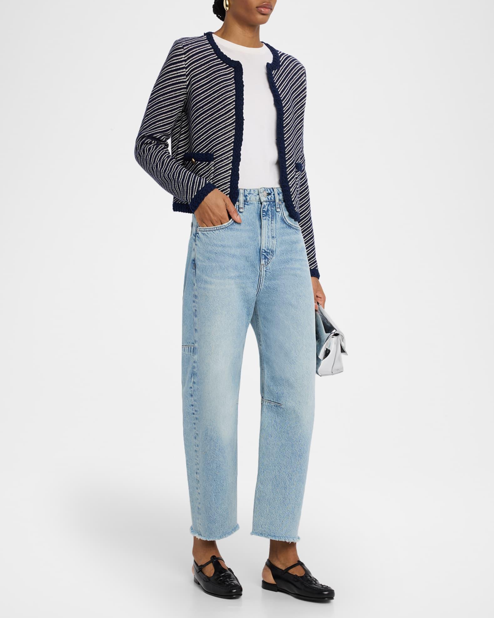 Charlie High-Rise Barrel Jeans Product Image