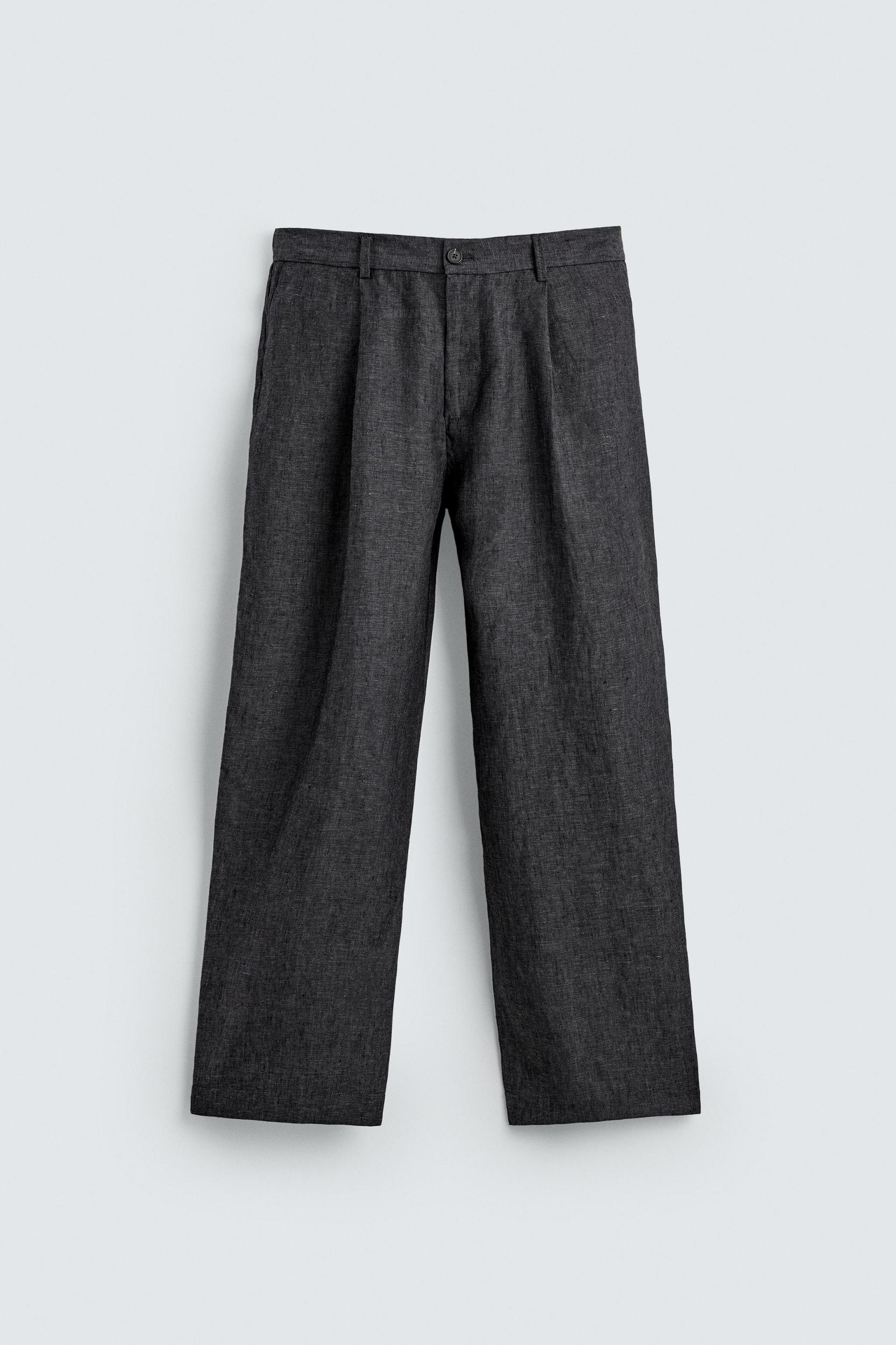 100% LINEN SUIT PANTS Product Image