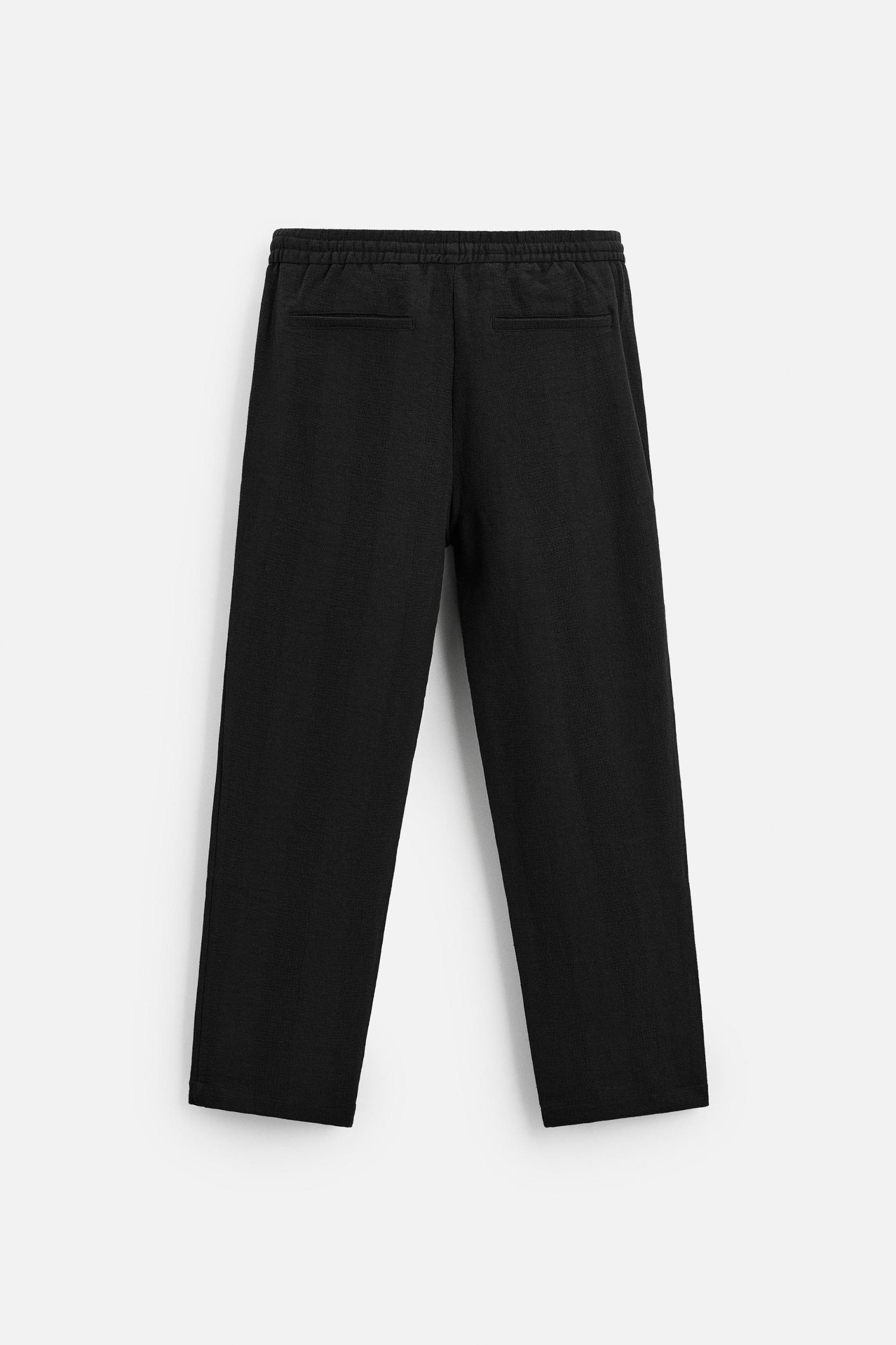 GEOMETRIC JACQUARD PANTS Product Image