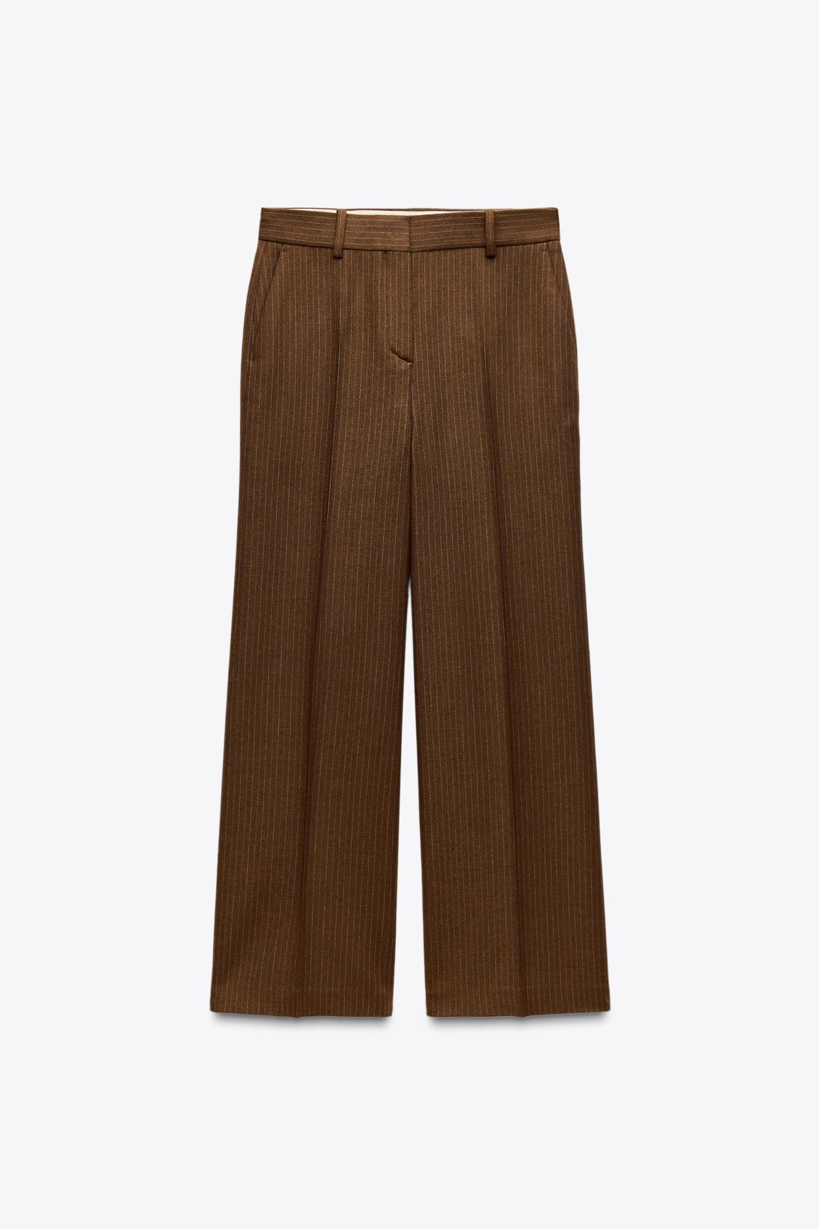 ZW COLLECTION MANTECO WOOL WIDE-LEG PANTS Product Image
