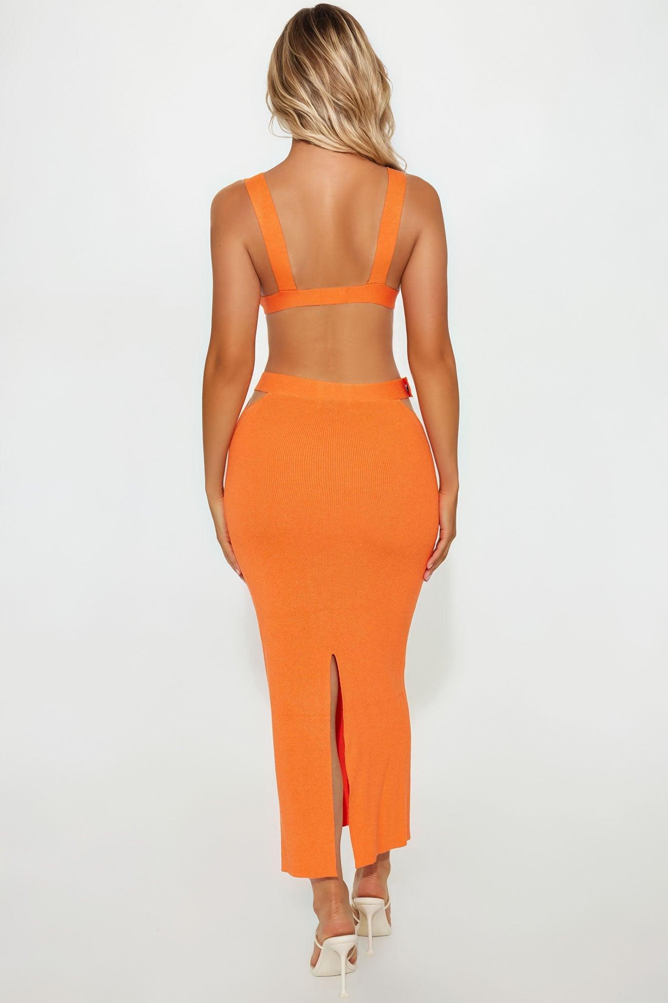 Leaving Now Skirt Set - Orange Product Image