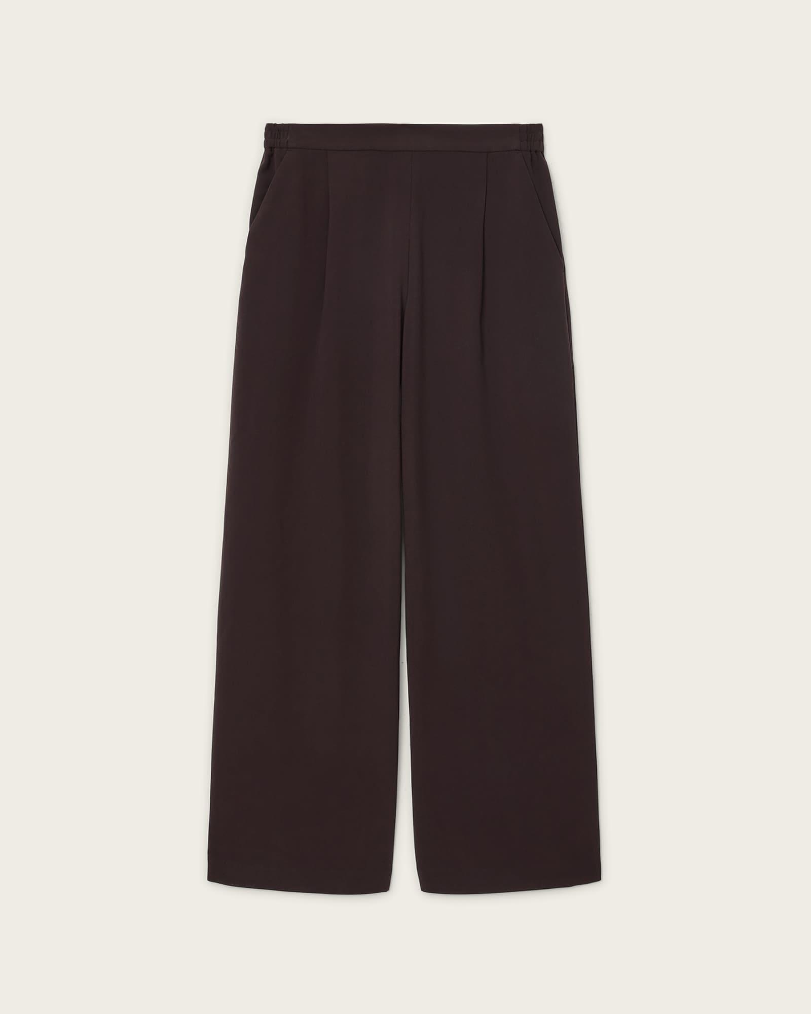 Aleida Lightweight Wide Leg Pants OXBLOOD RED | ALLSAINTS US Product Image