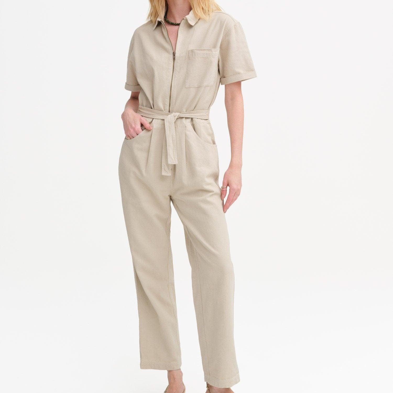 Organic Cotton Canvas Jumpsuit Female Product Image