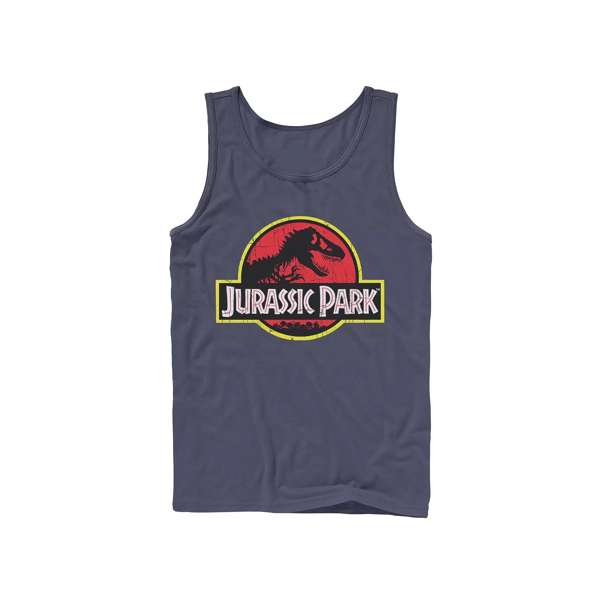 Men's Jurassic Park Classic Original Logo Tank Top,  Product Image