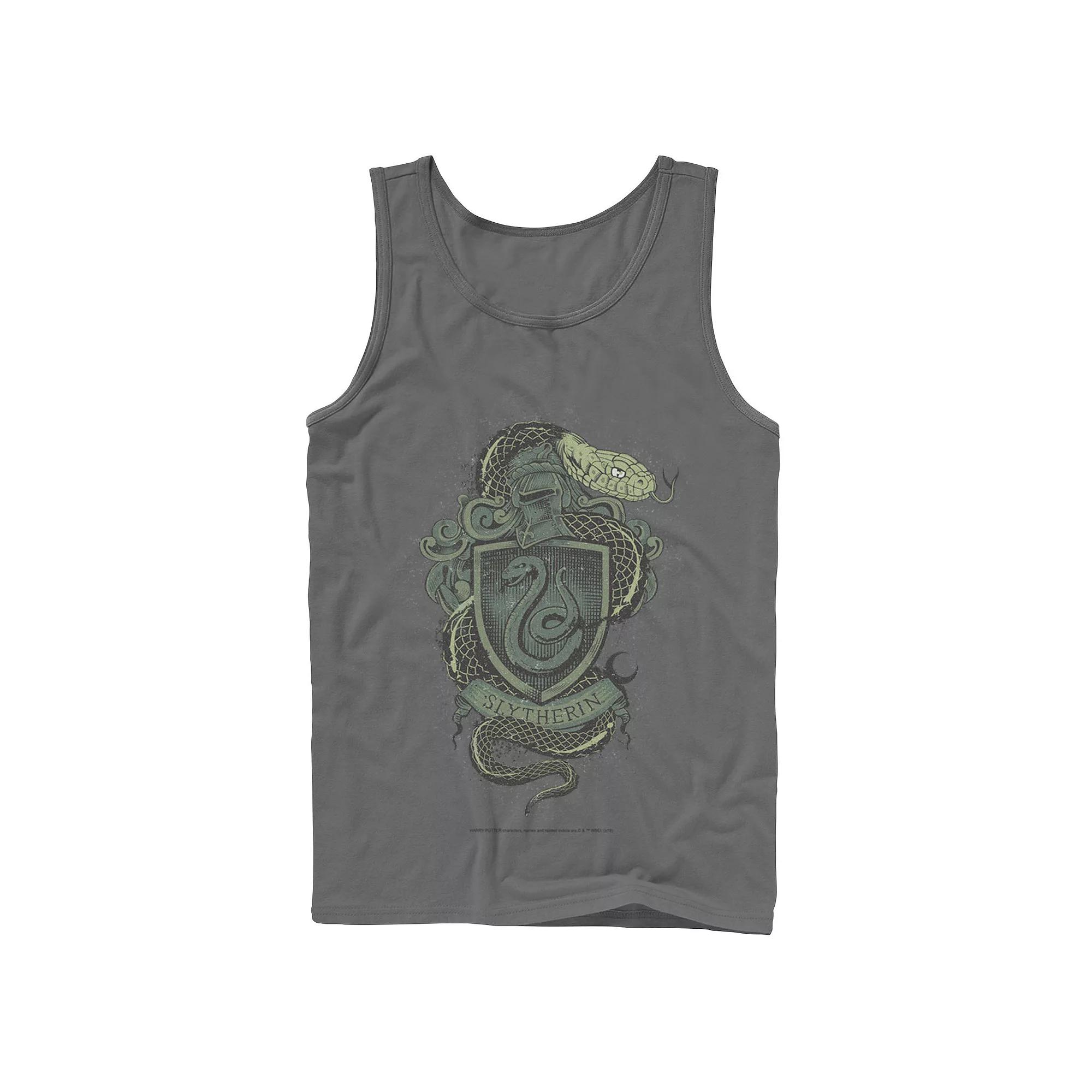 Men's Harry Potter Slytherin House Crest Tank Top, Size: Small, Grey Product Image