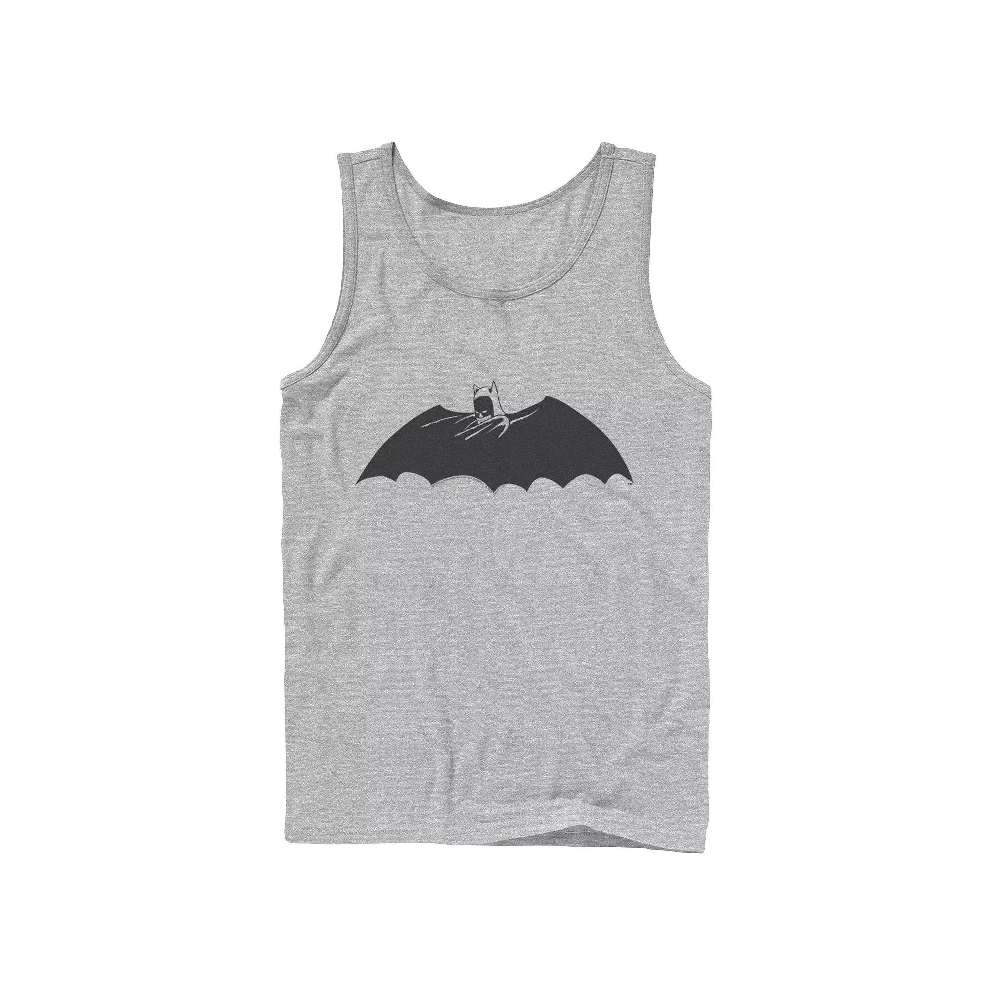 Men's DC Comics Batman Side Portrait Logo Tank Top,  Product Image