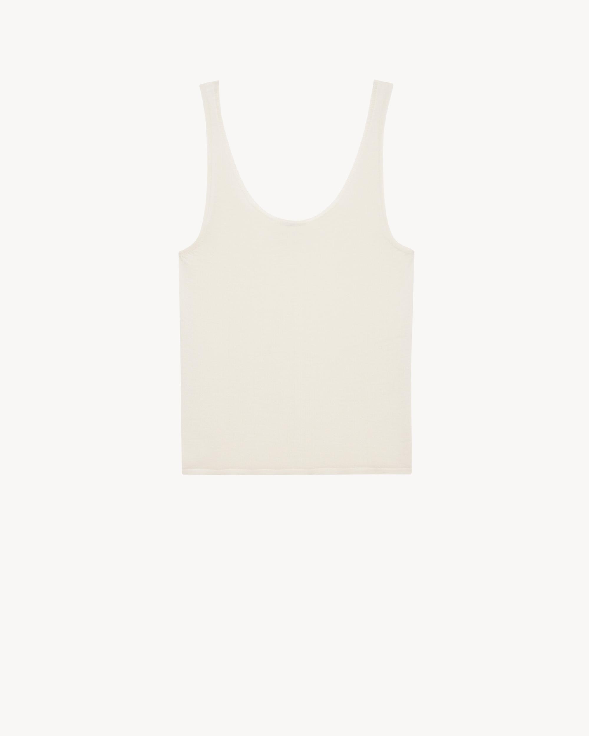 tank top in cashmere, wool, and silk Product Image
