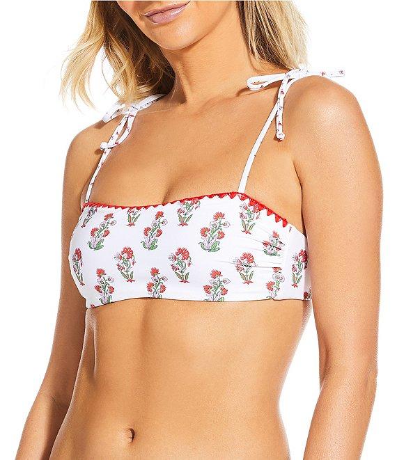 A Loves A Rosebud Reversible High Leg Embroidered Swim Bottom Product Image