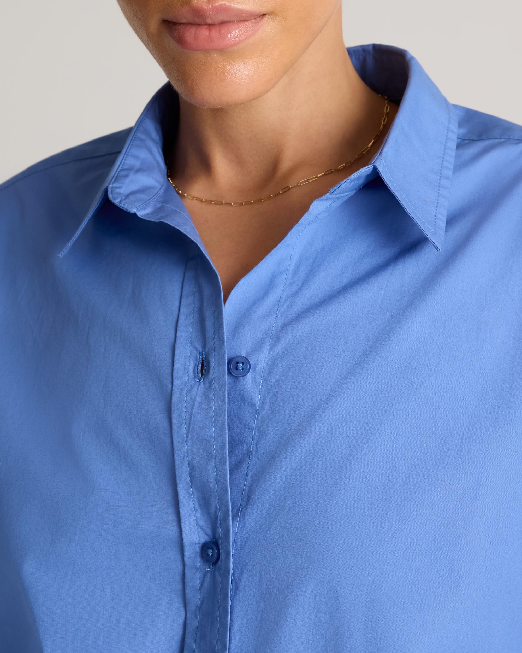 Quince | Women's Poplin Long Sleeve Shirt Organic Cotton Product Image