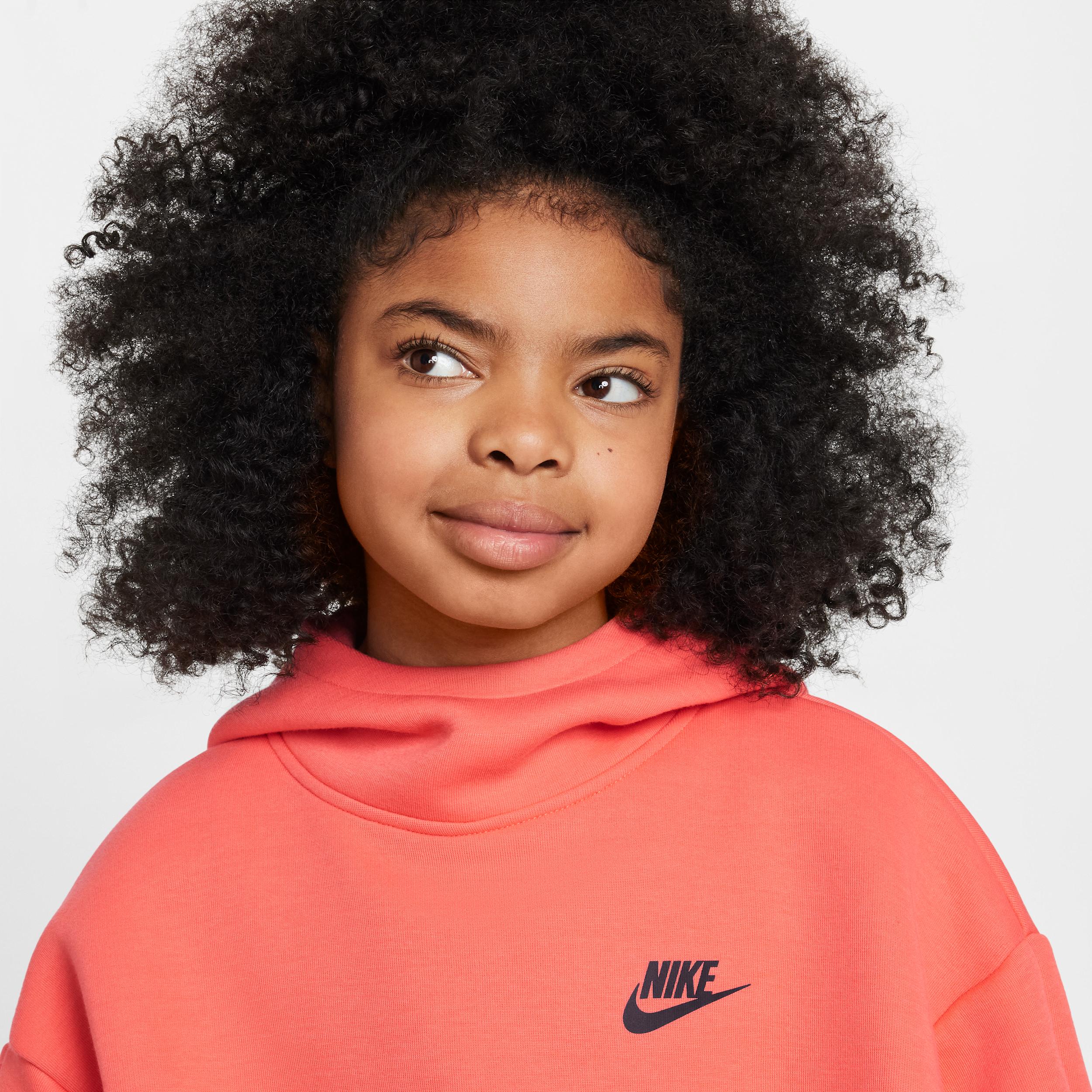 Unisex Nike Sportswear Tech Fleece Girls Oversized Hoodie | HF8188-814 Product Image