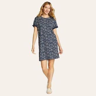 Women's Coast And Climb Short-Sleeve Pocket T-Shirt Dress Product Image