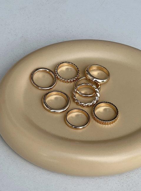 Strait Ring Pack Gold Product Image