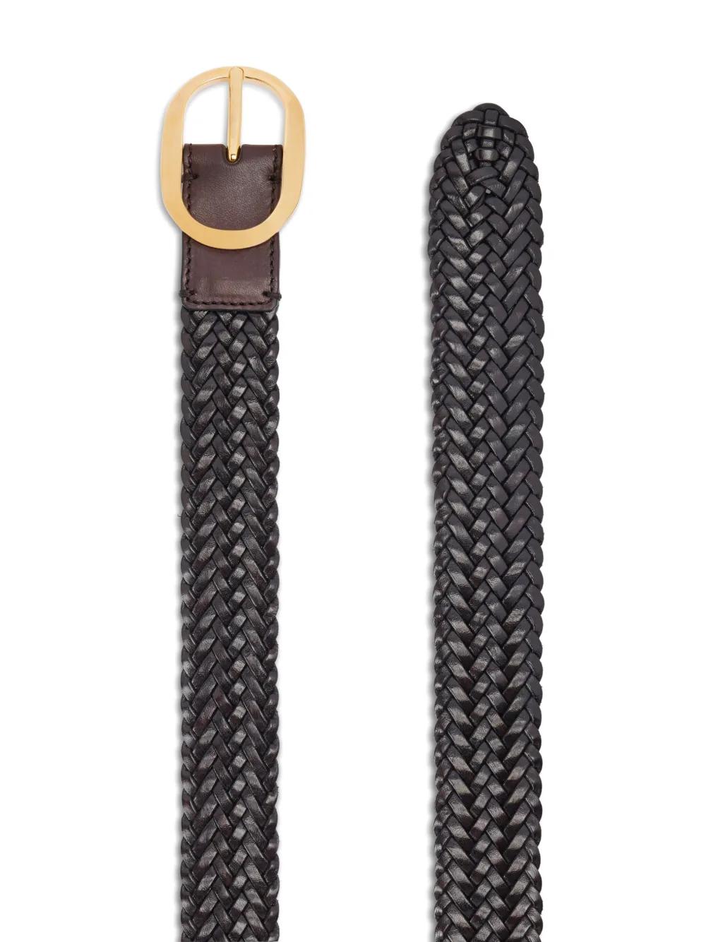 woven leather belt  Product Image
