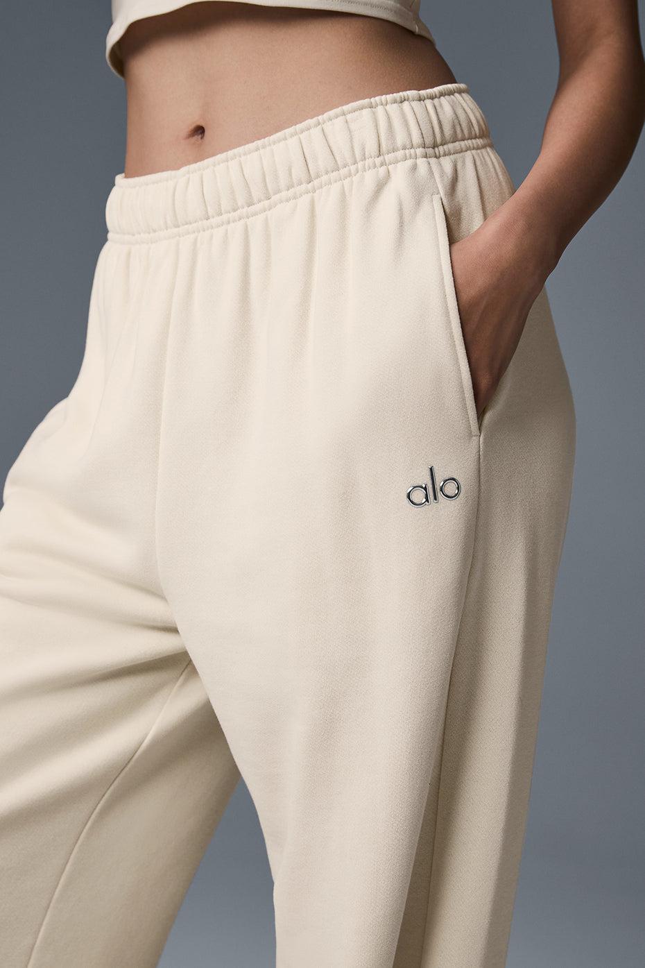 Accolade Straight Leg Sweatpant - Oat Milk Female Product Image
