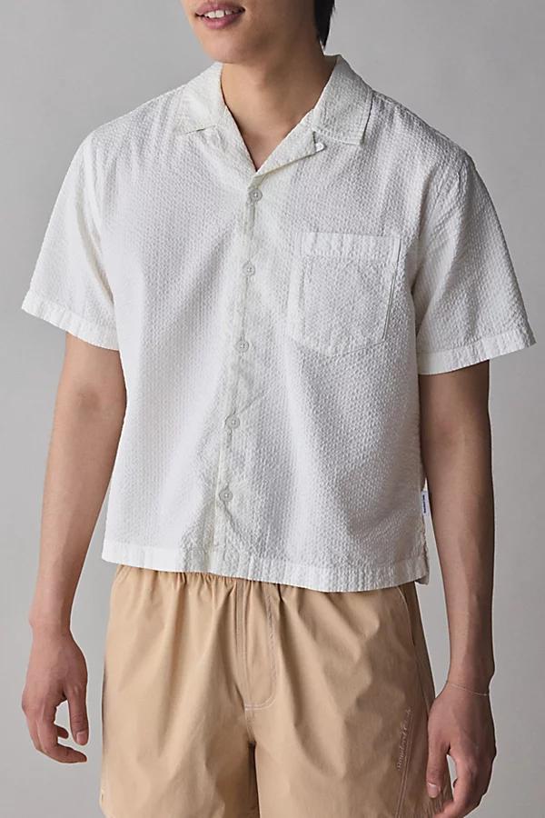 Standard Cloth Liam Textured Seersucker Shirt Top Mens at Urban Outfitters Product Image