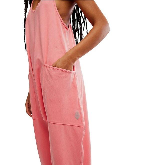 Free People FP Movement Sleeveless Scoop Neck Ankle Length Patch Pocket Hot Shot Onesie Product Image