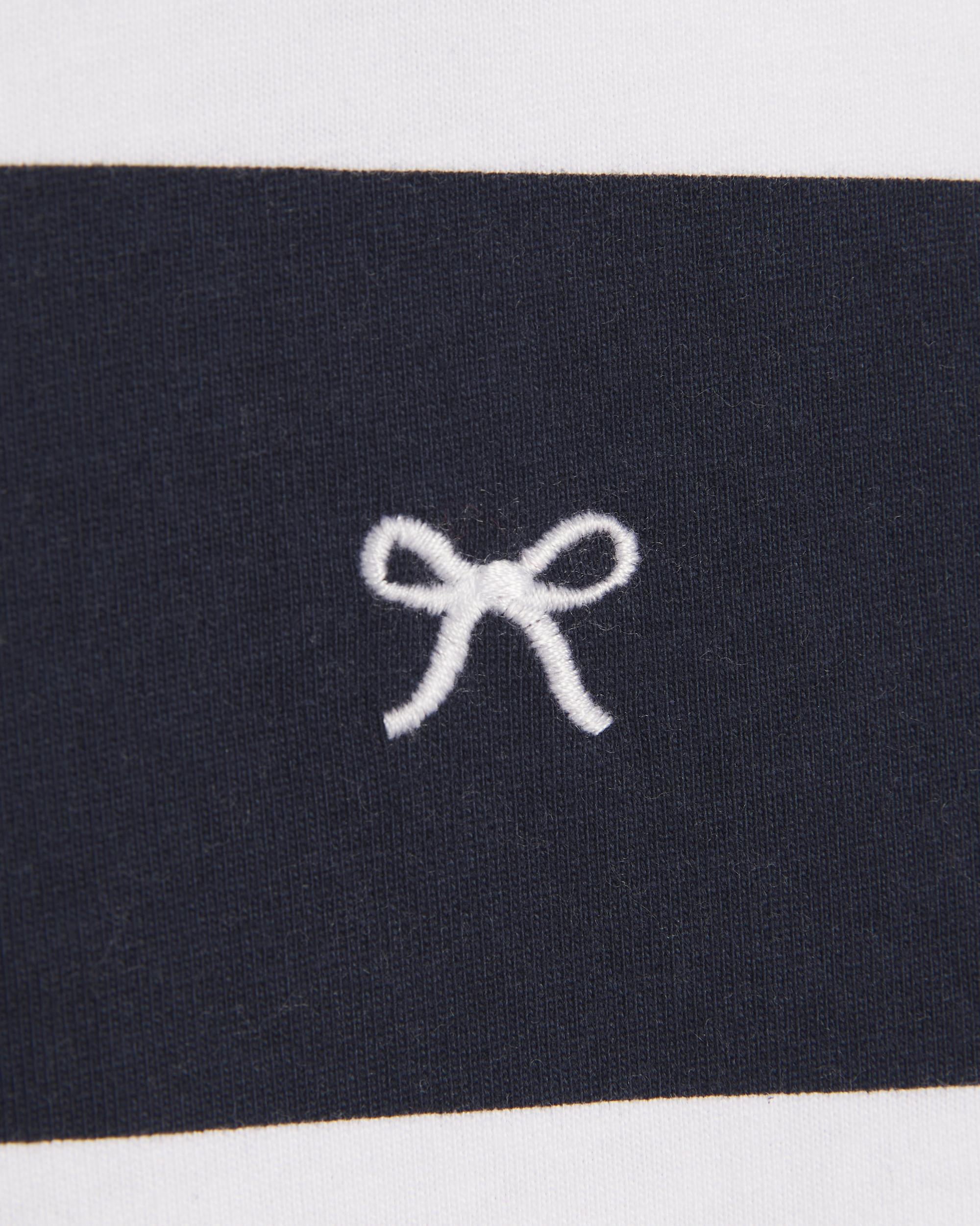 Long-Sleeve Rugby Mini Dress Product Image