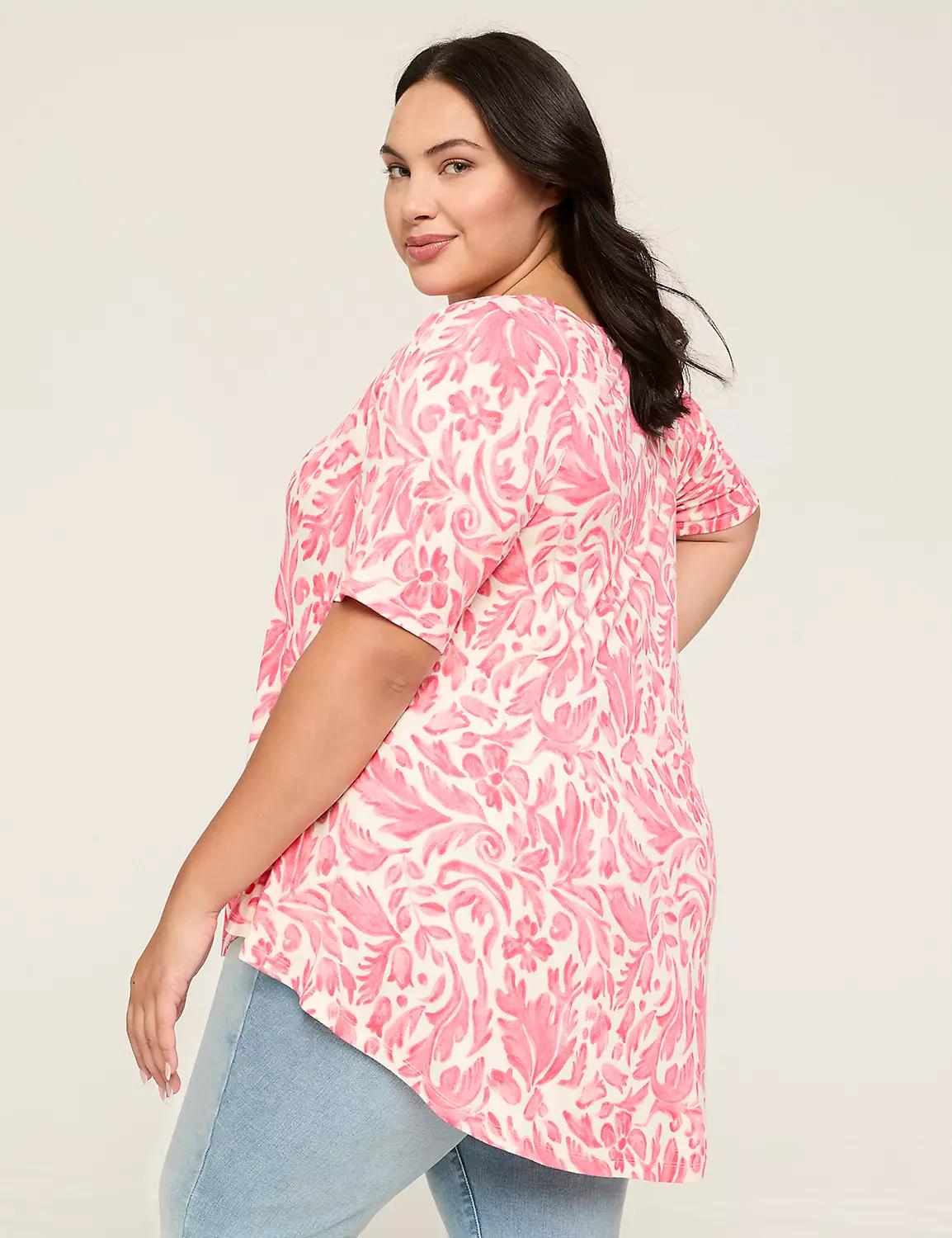 Max Swing Perfect Sleeve Boatneck Tee Product Image