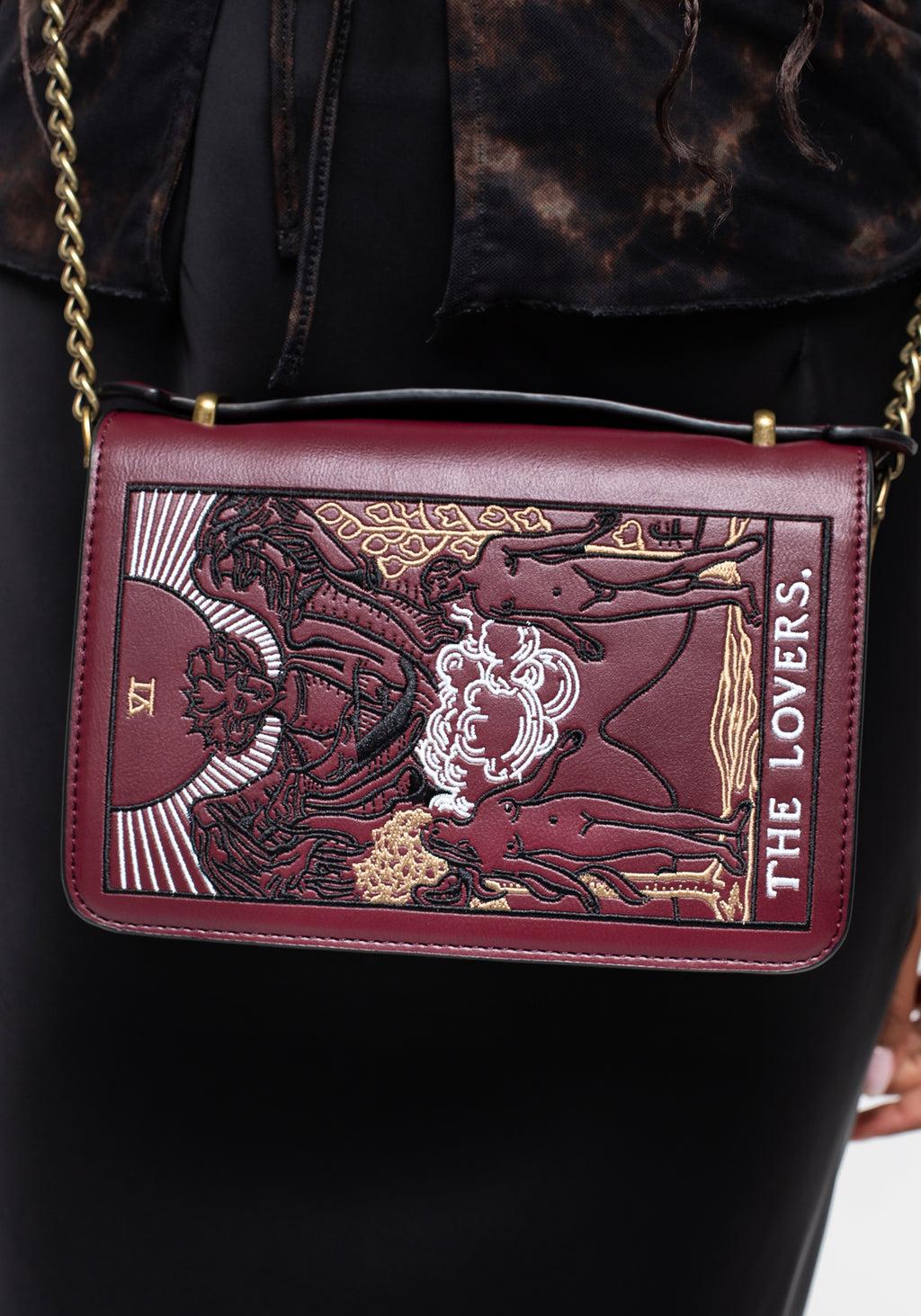 Lovers Embroidered Crossbody Clutch Bag Product Image