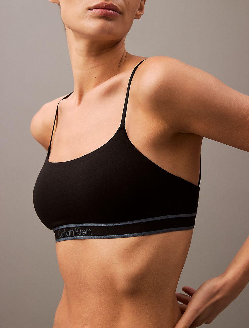 Tonal Logo Cotton Lightly Lined Bralette Product Image