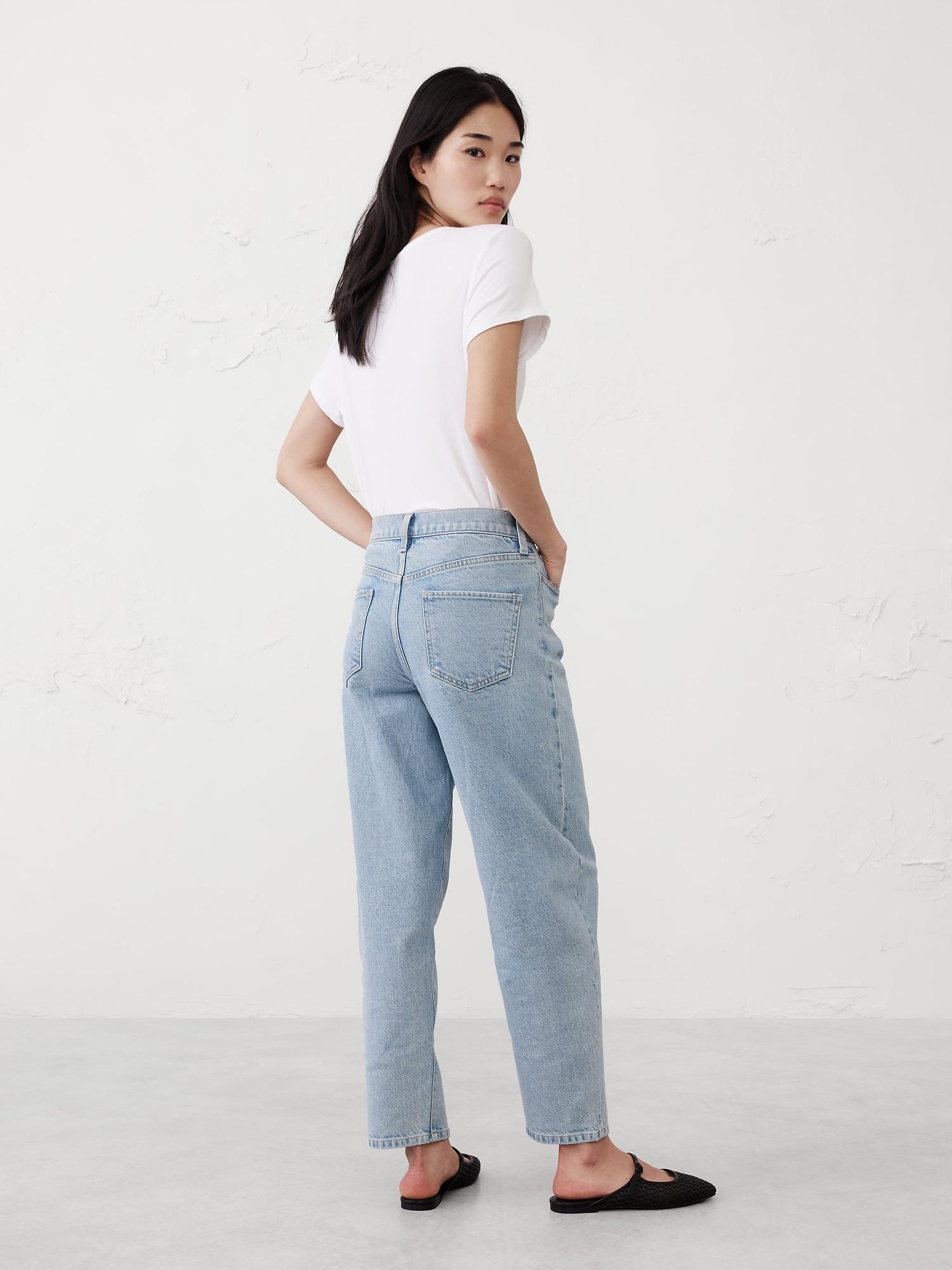 Slim Barrel High-Rise Jean Product Image