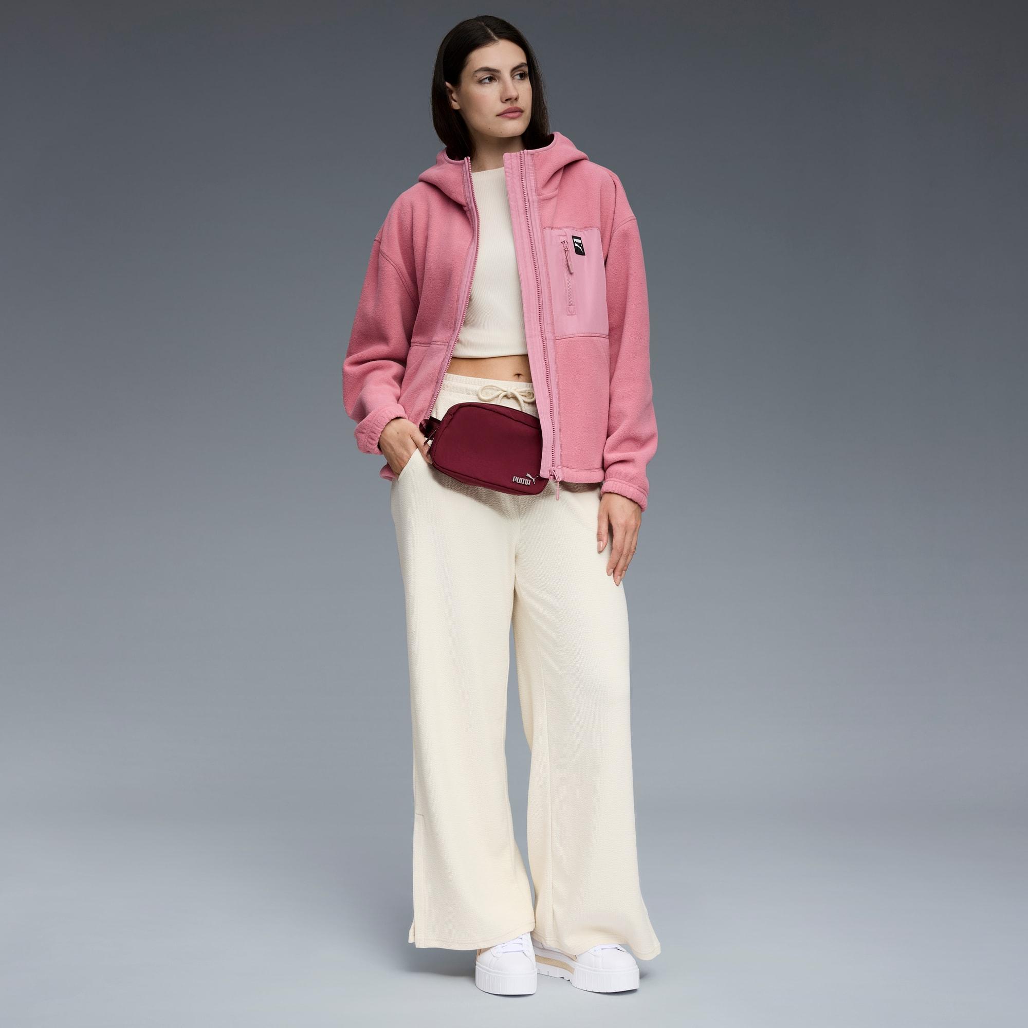 Polar Fleece Hooded Jacket Women Product Image