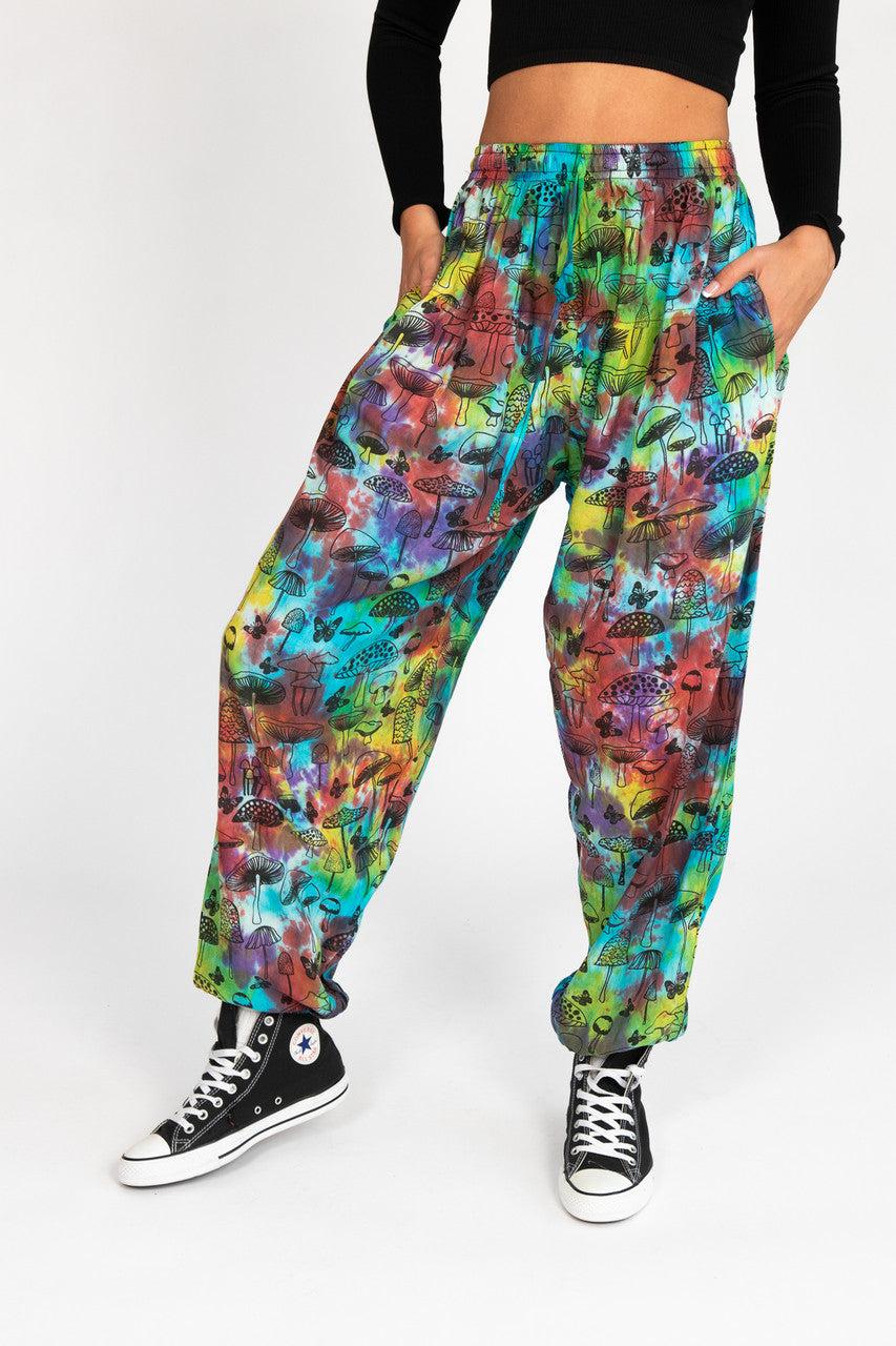 Lightweight Tie Dye Mushroom Joggers Product Image