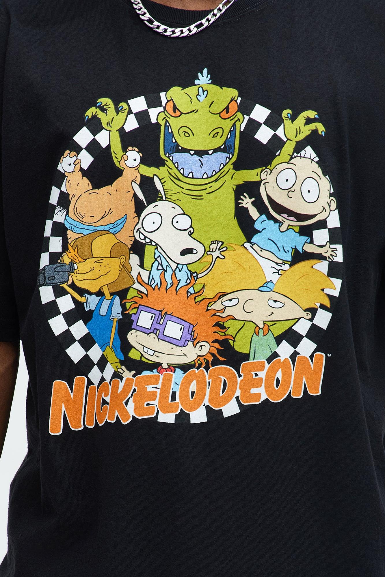 Nickelodeon 90s Cartoons Short Sleeve Tee - Black Product Image