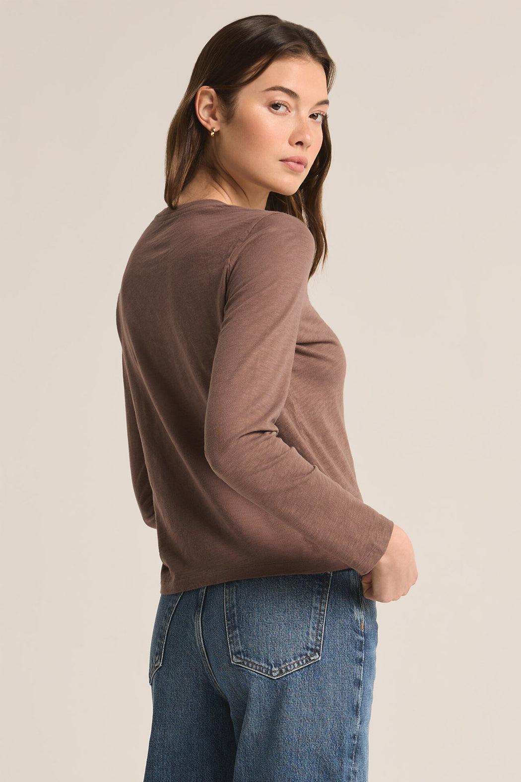 Modern Slub Long Sleeve Tee Product Image