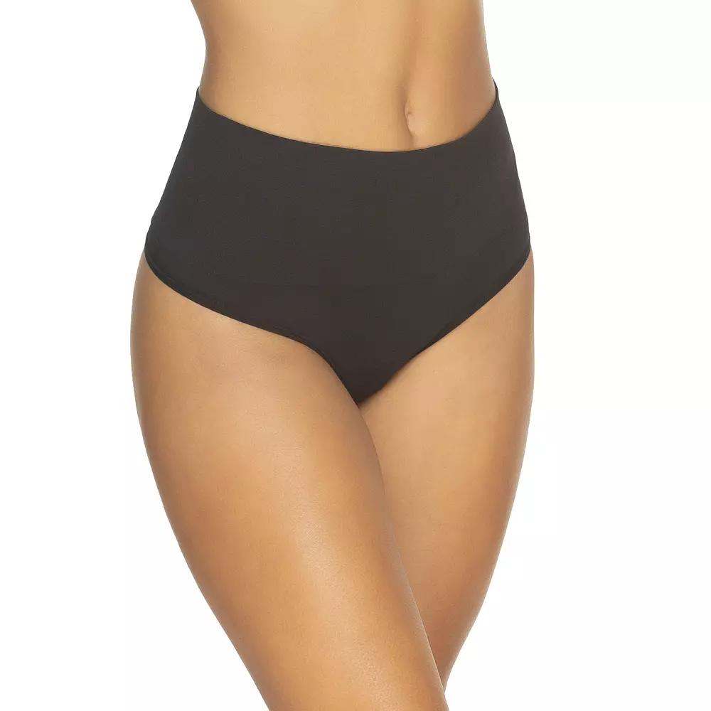 Women's Jezebel Fusion Waist Shaping Thong Panty 4198P1,  Product Image