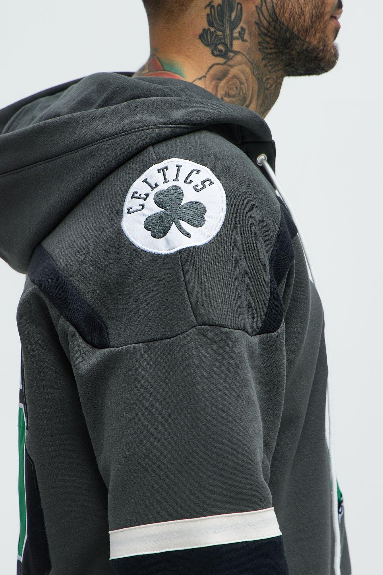 Celtics Body Check Hoodie - Grey Male Product Image