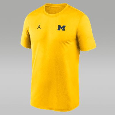 Men's Michigan Sideline Legend Small Logo Jordan Brand Dri-FIT College T-Shirt Product Image