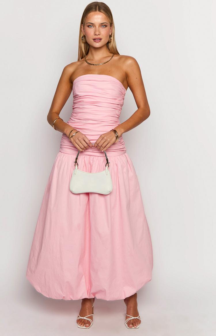 Boulevard Pink Strapless Maxi Dress Baby Product Image