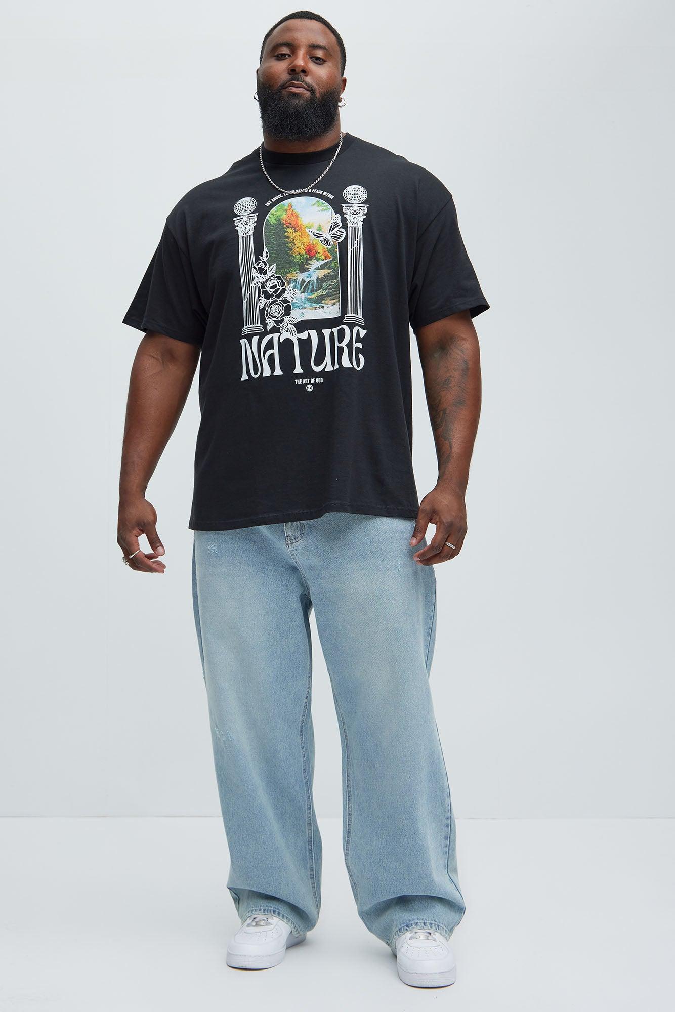 Nature Is Art Short Sleeve Tee - Black Product Image