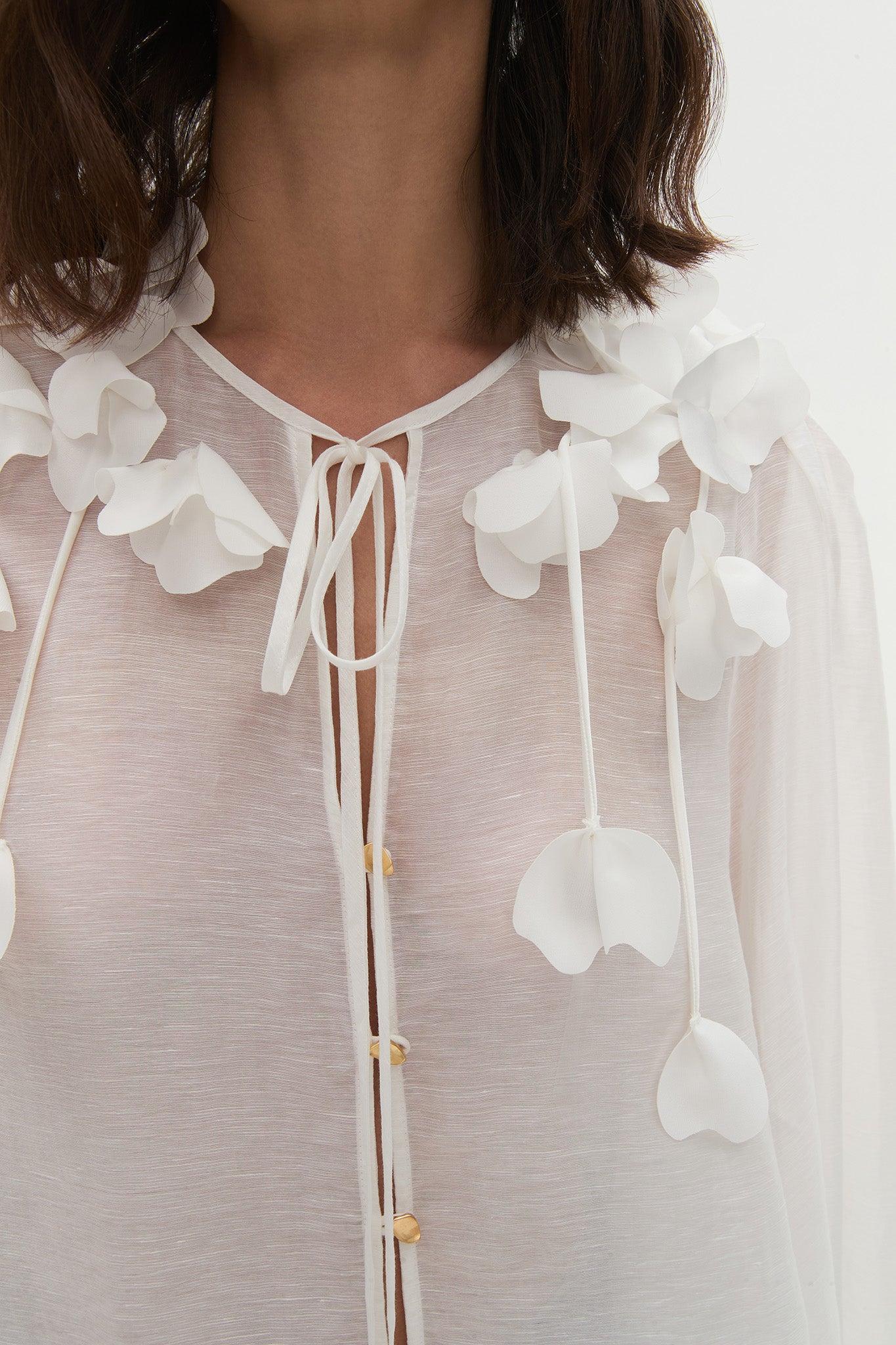 Camille Flower Blouse Product Image