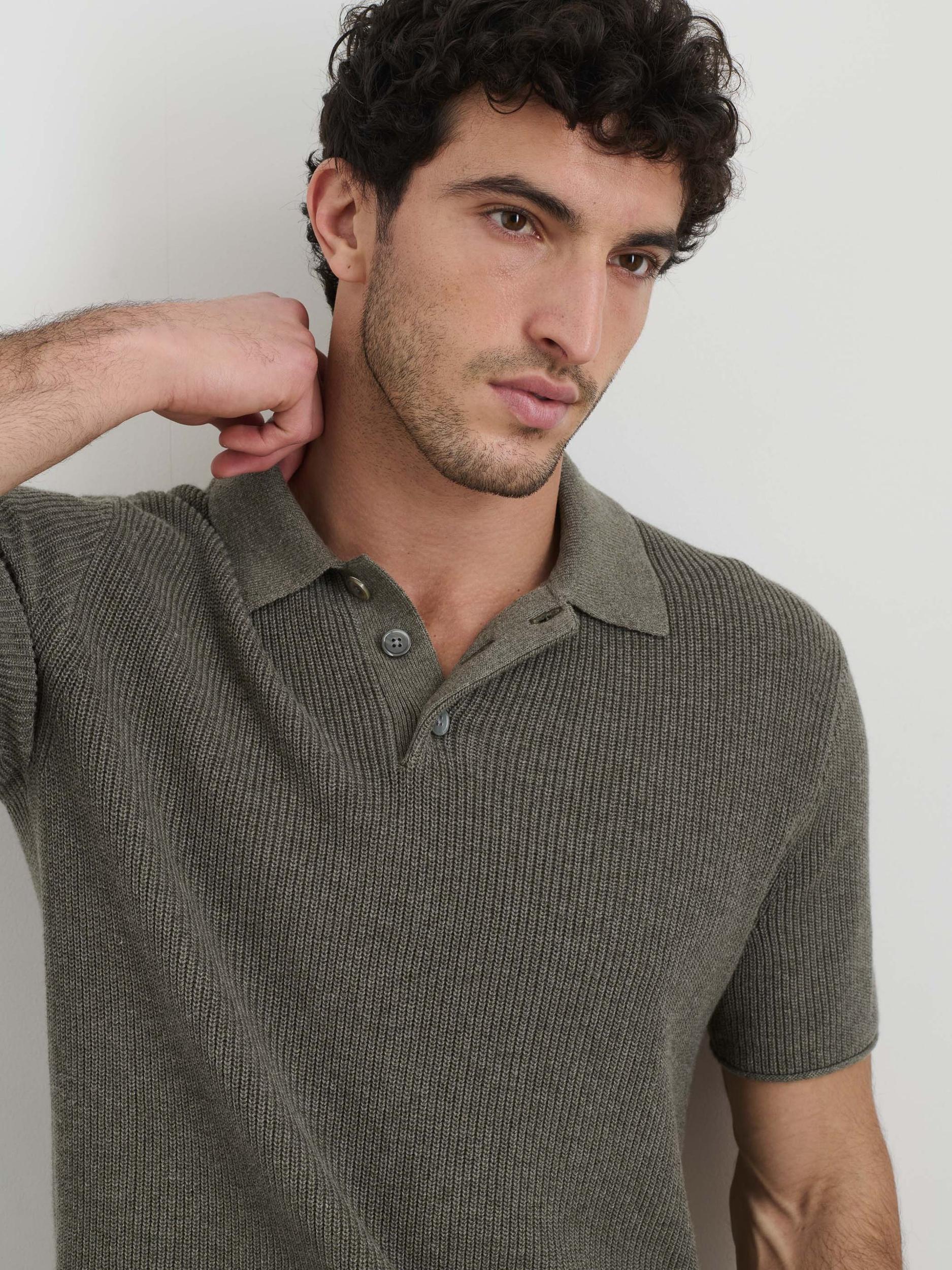 Eastwood Polo in Cotton Linen Product Image