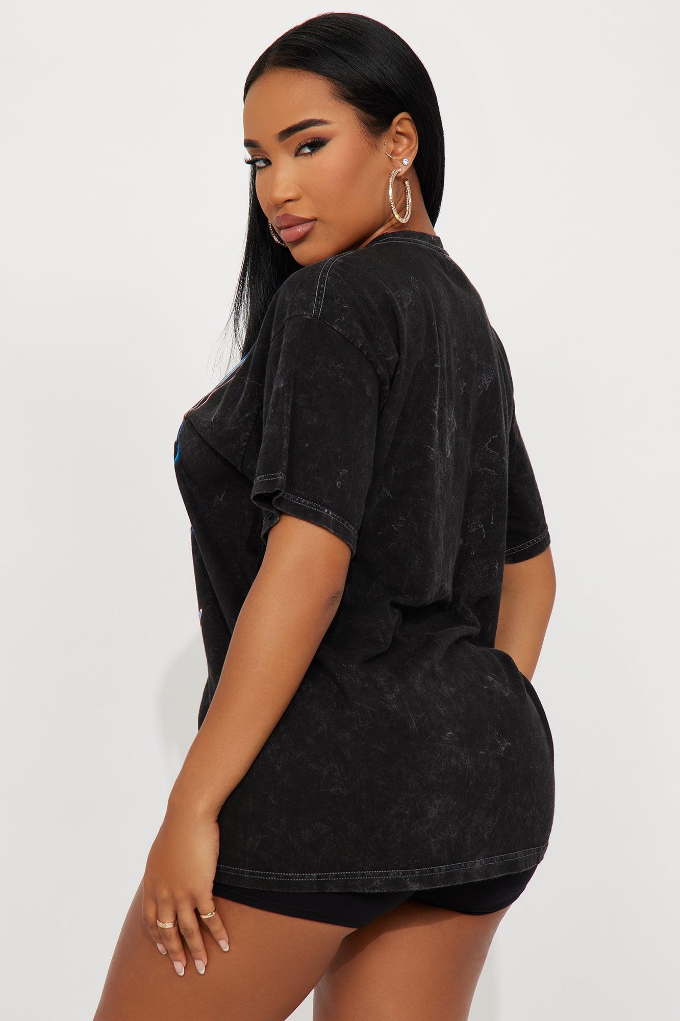 Hello Kitty Retro Washed Tee - Black Product Image