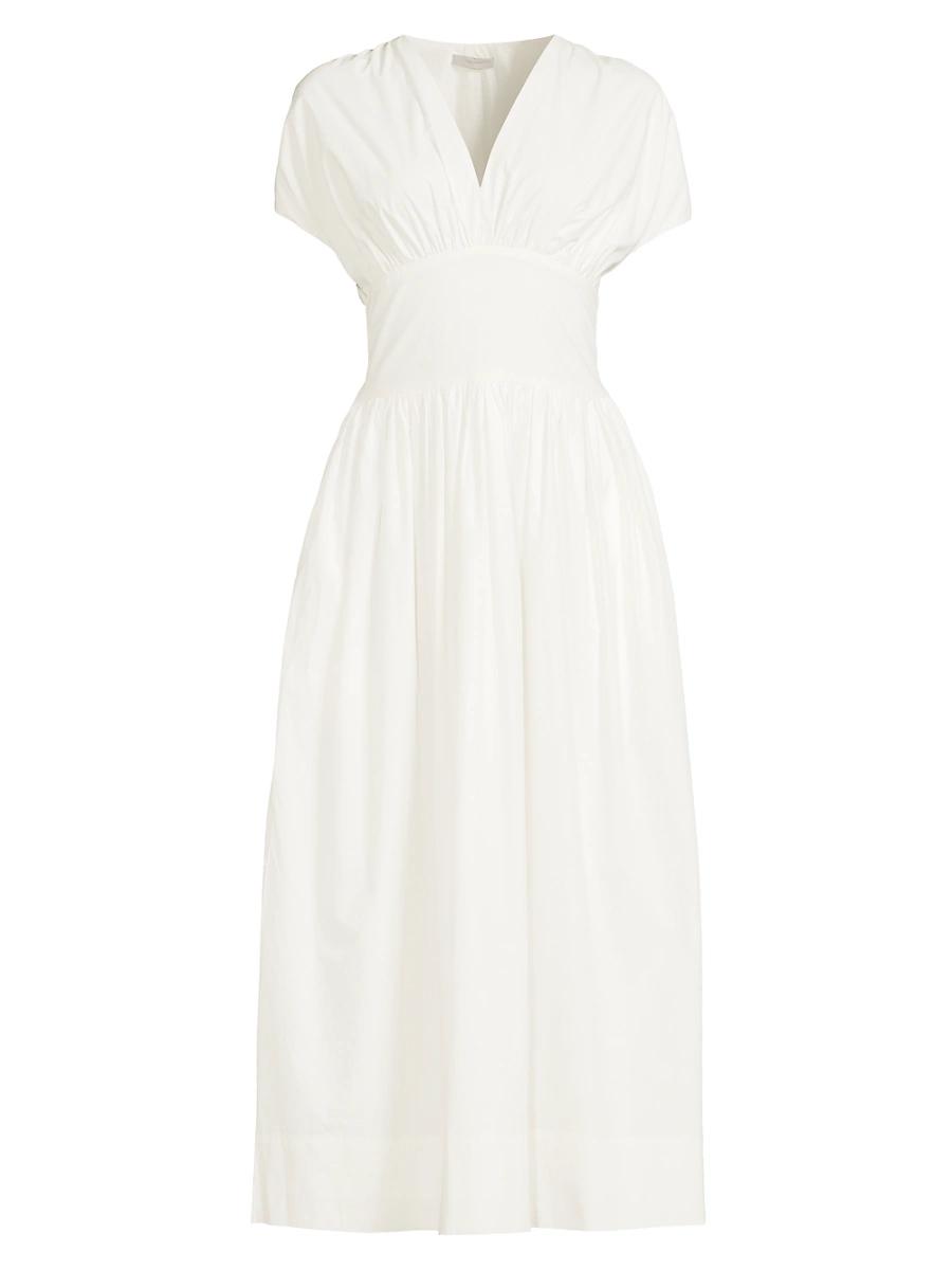 Womens Auve Cotton Midi-Dress Product Image