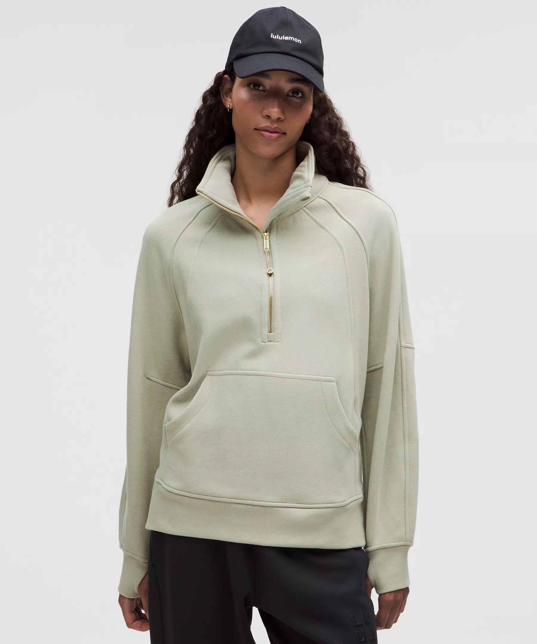 Scuba Oversized Funnel-Neck Half Zip *Long Product Image