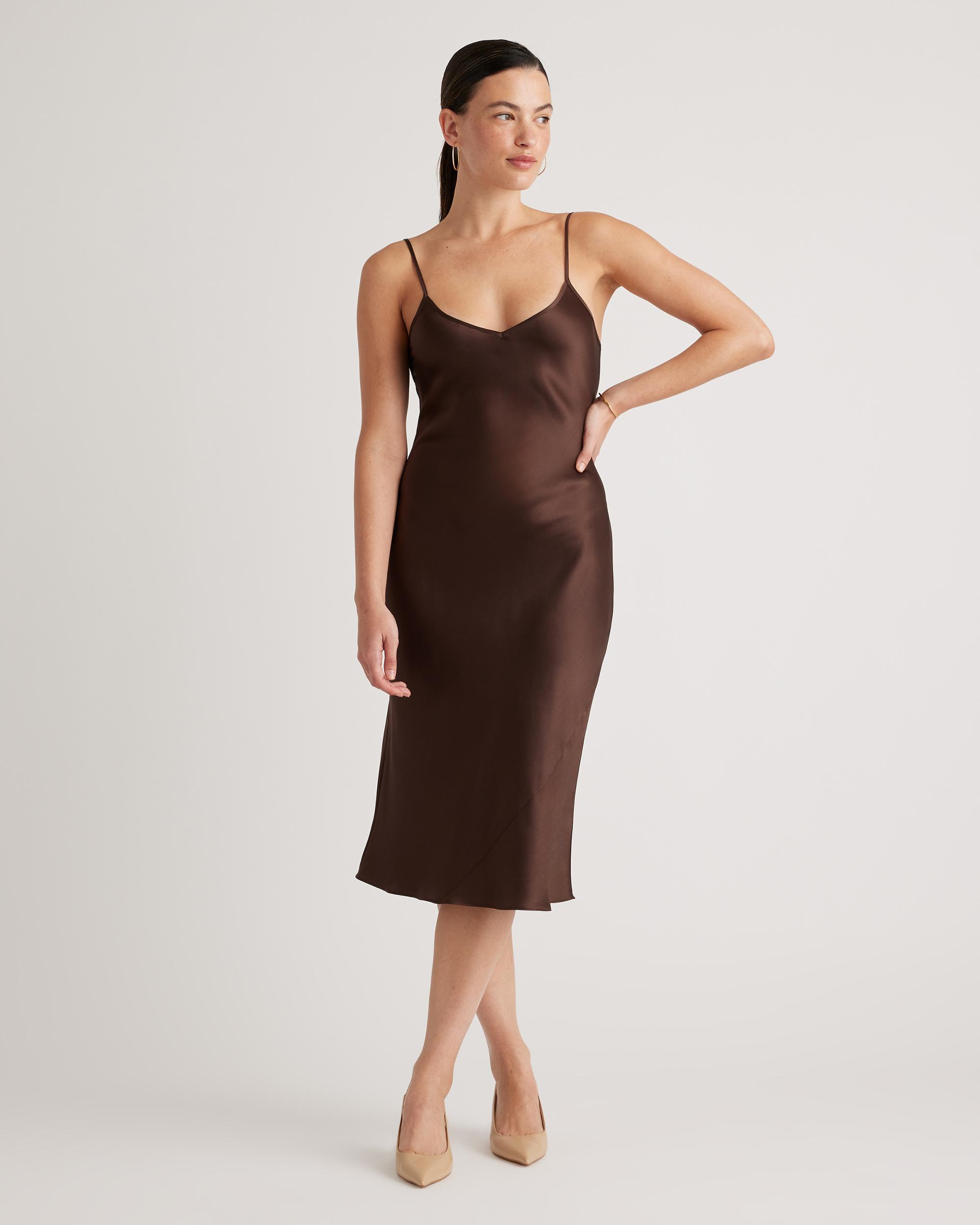 Quince | Women's Slip Dress Size XS, Silk Product Image
