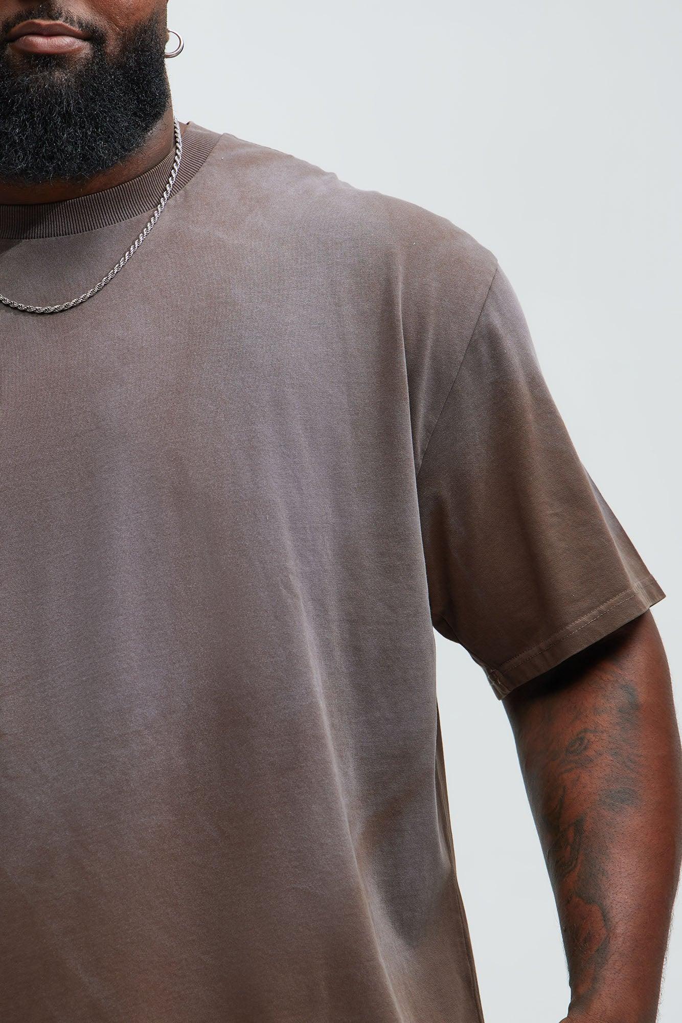 Dion Relaxed Tee - Brown Product Image