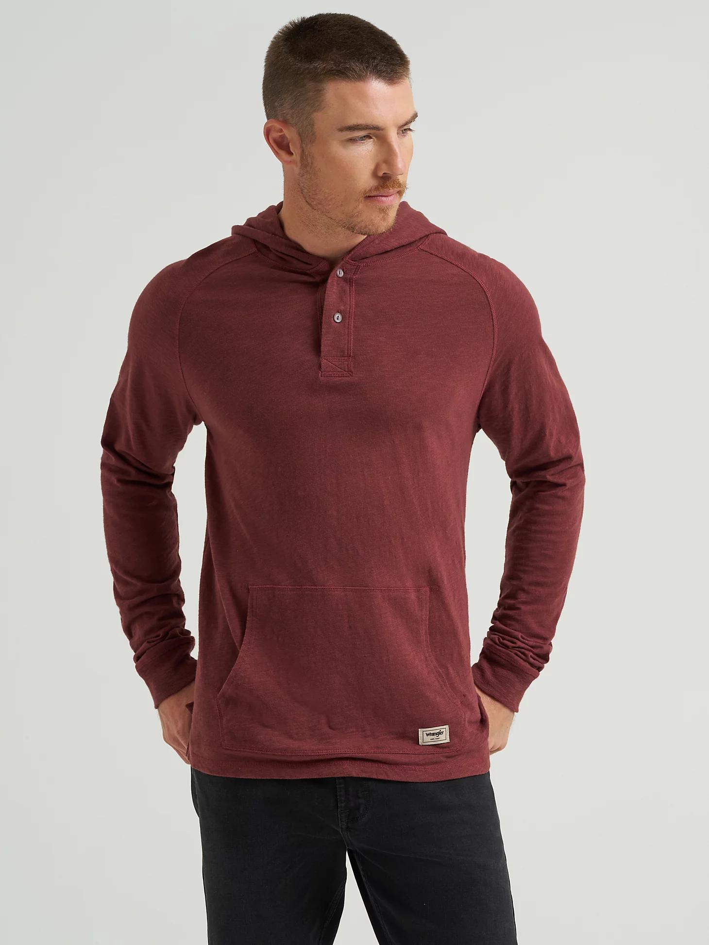Men's Lightweight Hooded Pullover | Men's SHIRTS | Wrangler® Product Image
