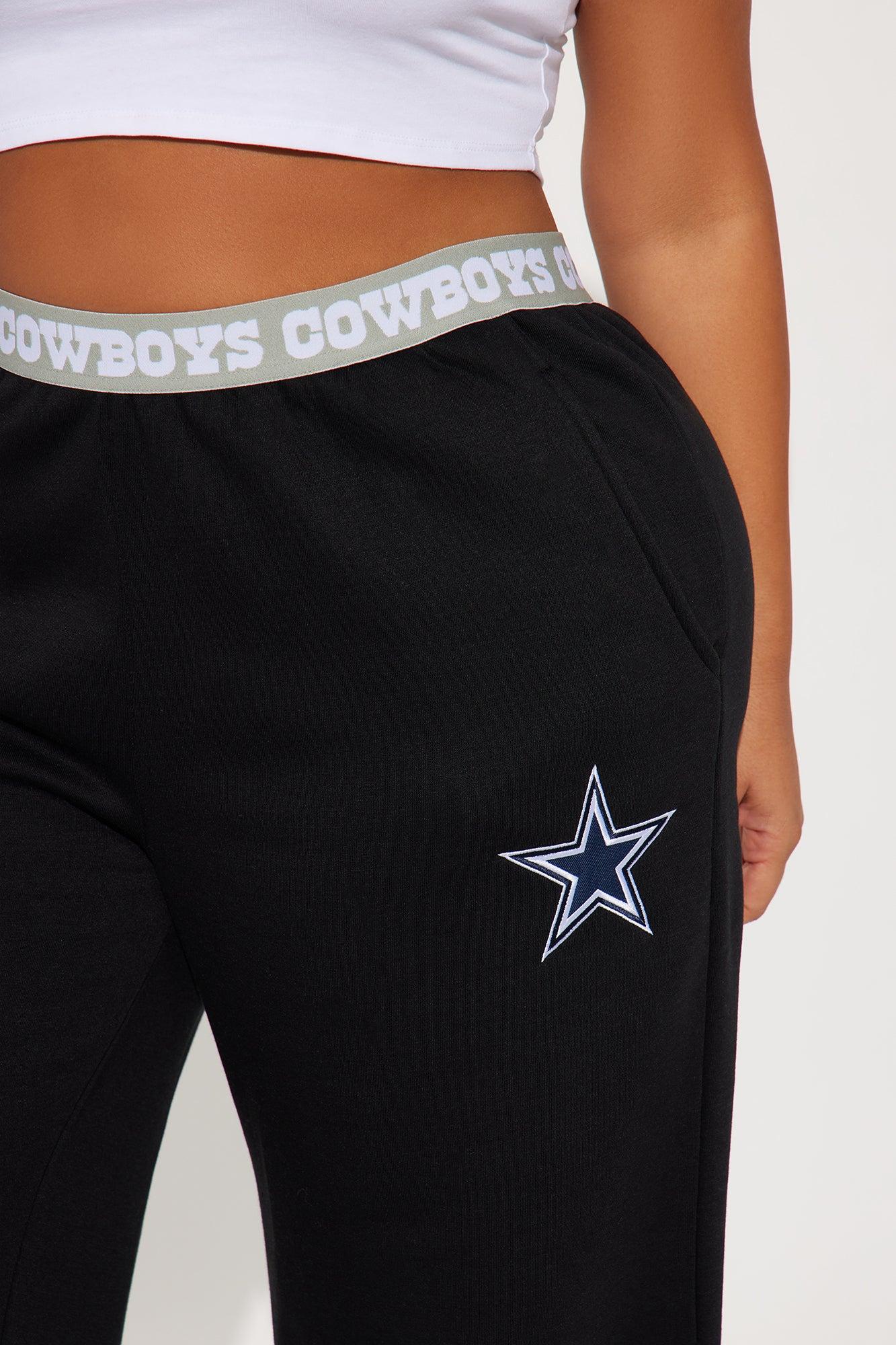Dallas Cowboys Wide Leg Pant - Black Product Image
