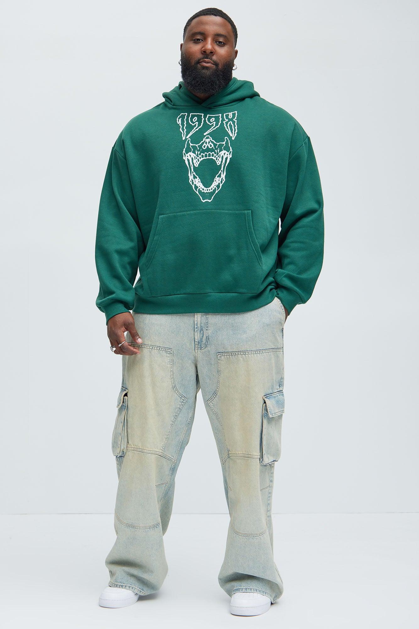 199X Skull Hoodie - Hunter Product Image