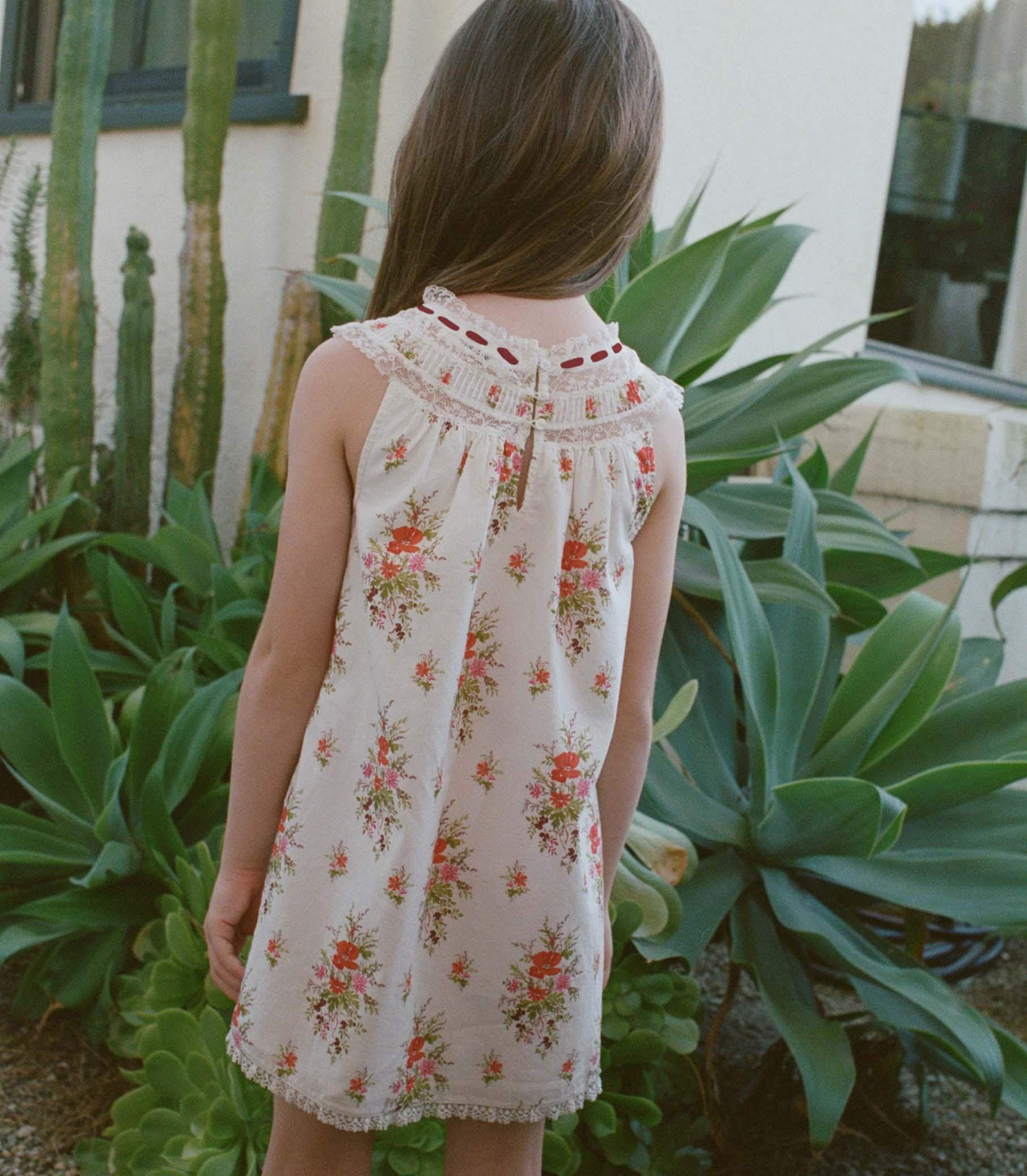 LITTLE DANSES DRESS -- ROSE PETIT BOUQUET DE CHAMONIX Product Image