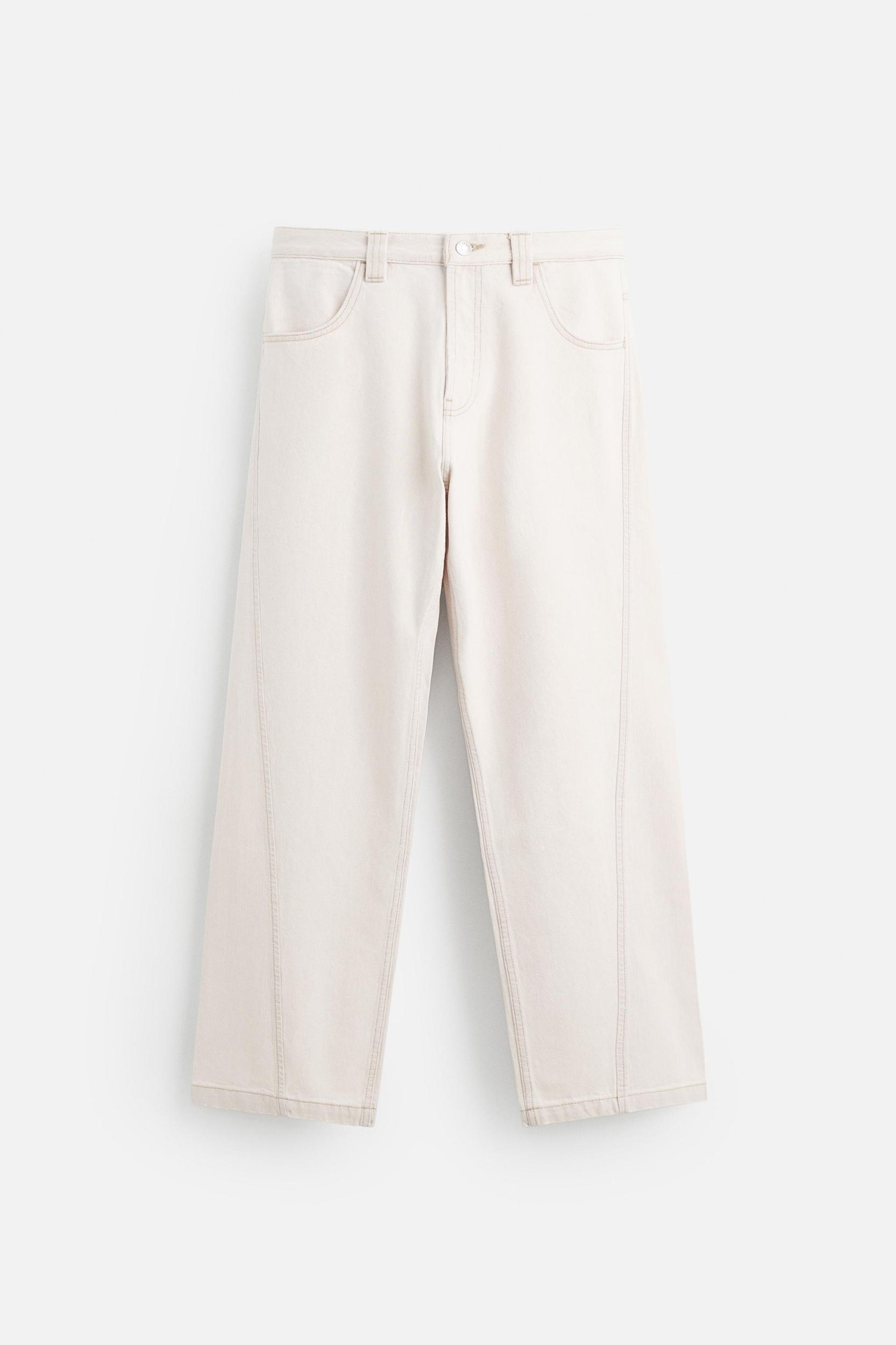 SEAMED BAGGY FIT JEANS Product Image