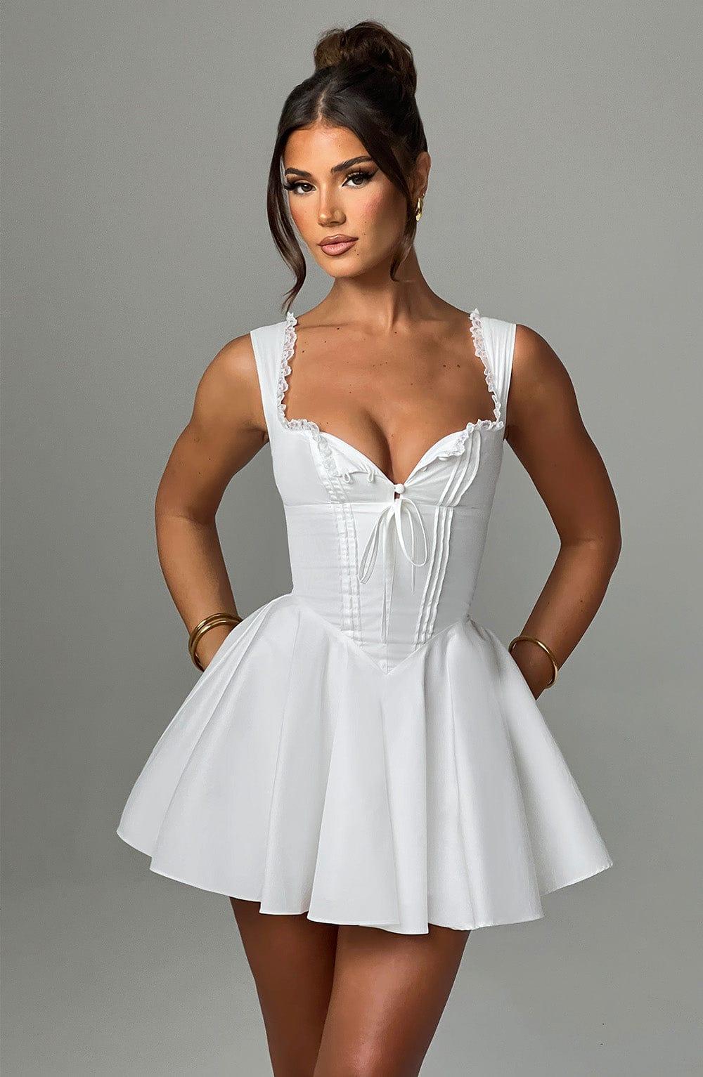Antonella Mini Dress - Ivory Product Image