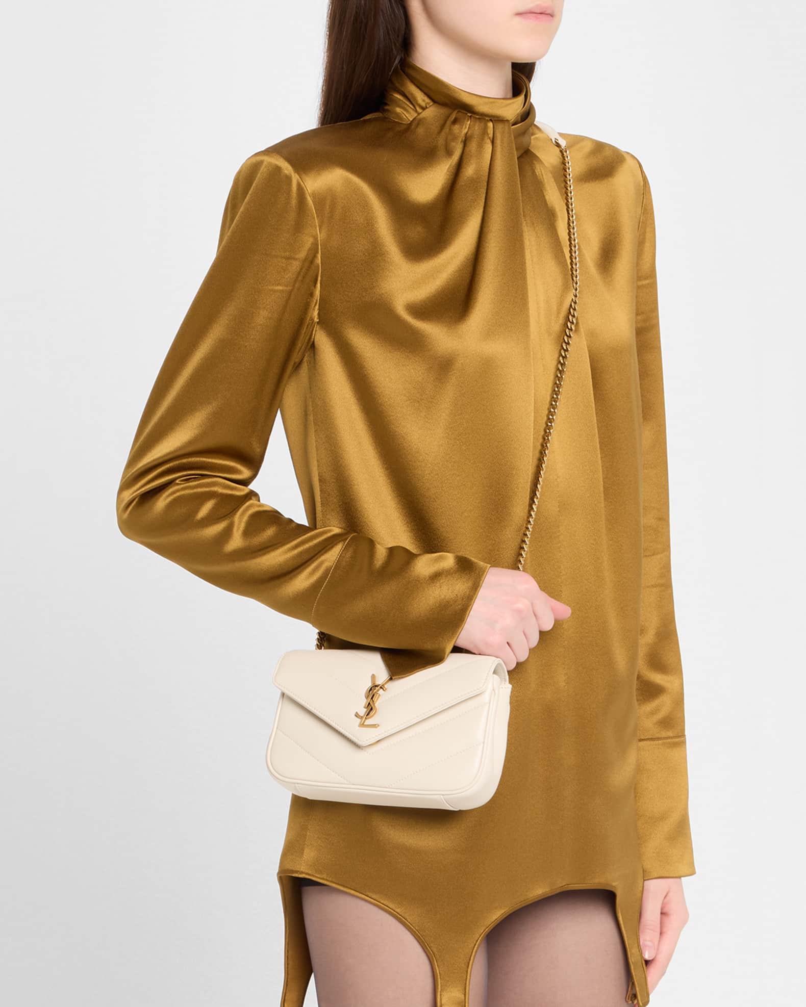 Loulou Mini YSL Chain Crossbody Bag in Quilted Leather Product Image