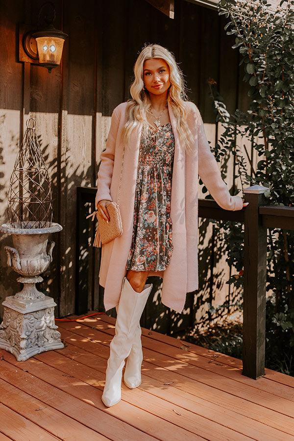 Soho Style Floral Mesh Mini Dress Product Image